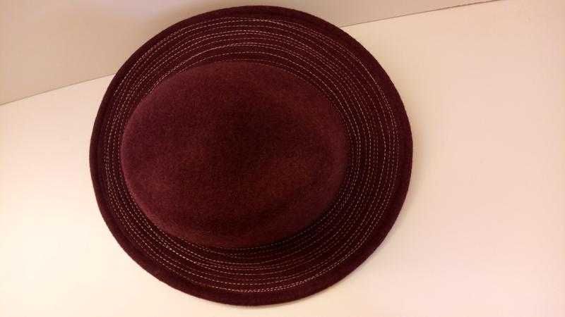 Капелюх теплий вовна бордо бренд Next