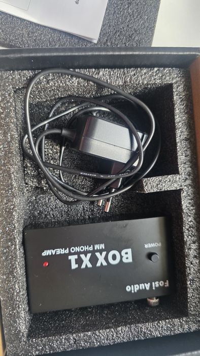 Фонокоректор Fosi Audio BOX X1 MM Phono Preamp новий комплект