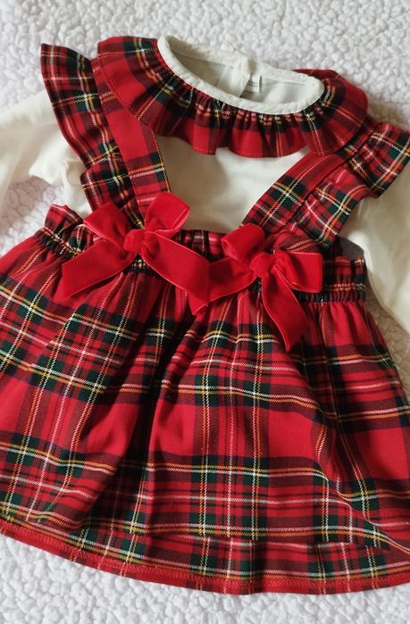 Conjunto de bebê menina de algodão para 6 meses novo