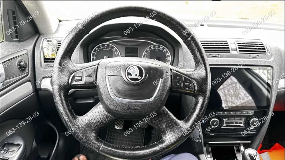 Skoda Octavia Fabia a5 Yeti Оплетка чехол на руль Шкода Кожа Каучук