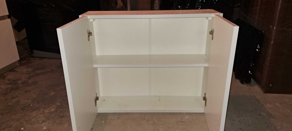 Szafka łazienkowa biała 82cm wysokość