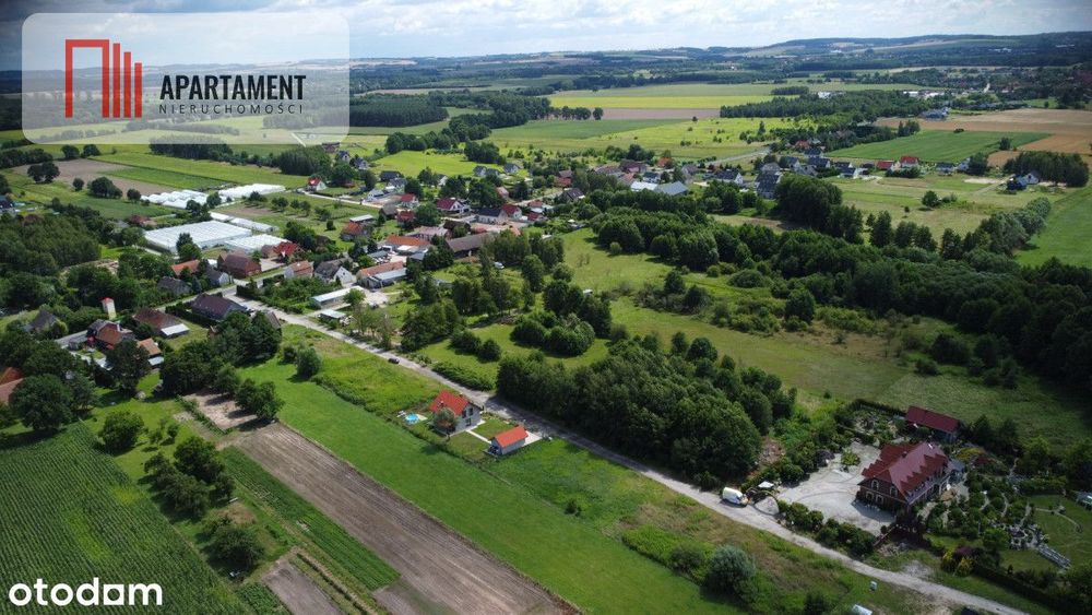 Działka 10 ar pod Trzebnicą. Gotowe media!