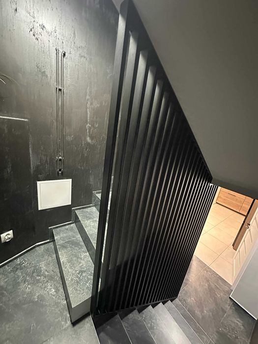 Barierka lamelowa, poręcz, balustrada schodowa