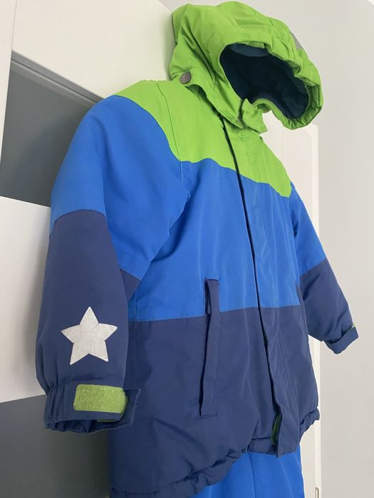 Tchibo TCM 98 104 dwuczęściowy kombinezon zimowy narciarski dzieci