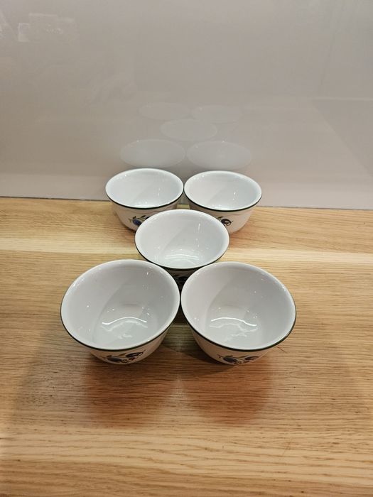 Stare miseczki Lubiana haft kaszubski Prl