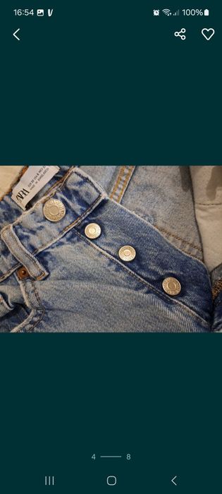 Calças de ganga Zara 32 de mulher