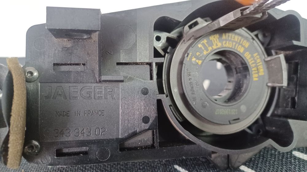 Comutador de piscas e limpa vidros com fita de airbag para Peugeot 206