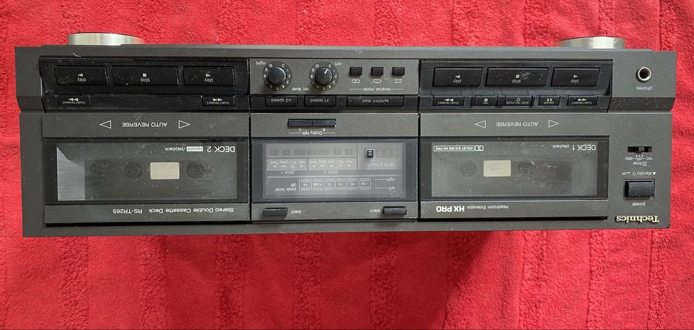 Magnetofon 2 kasetowy Technics oryginał Japan