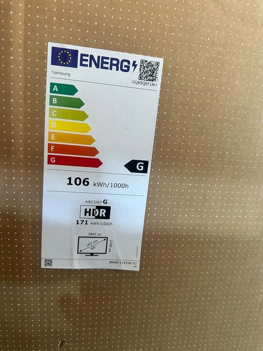Outlet Nowy TV Samsung 65" Gwarancja 2 lata FV