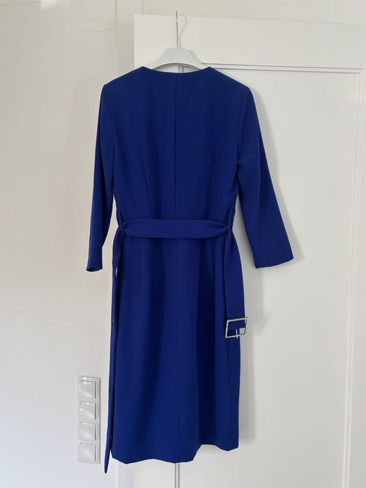 Sukienka Pinko ciemno niebieska