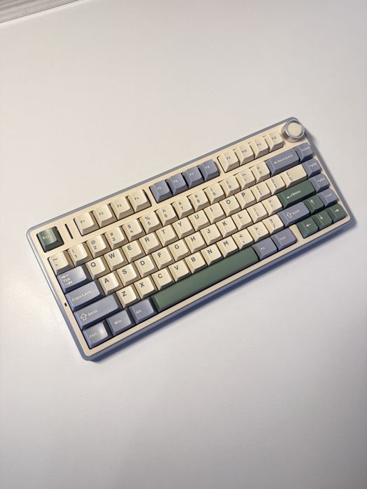 Клавіатура AULA F75 Green механічна бездротова 75% + кейкапи