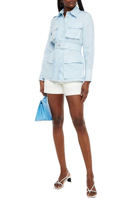 Лляний костюм жакет+шорти з поясом
ZIMMERMAN (оригінал) нові з бірками