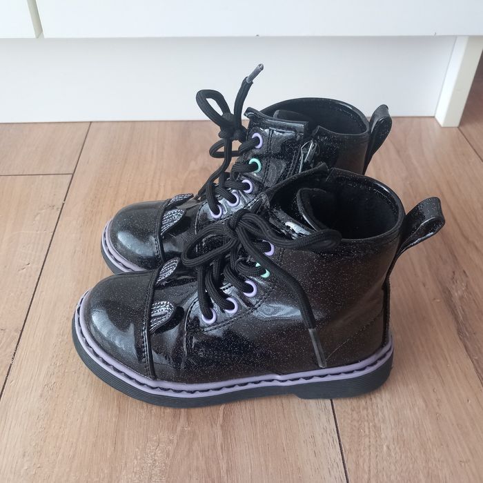 Buty buciki botki czarne Nelli Nelly Blu dla dziewczynki rozmiar 27