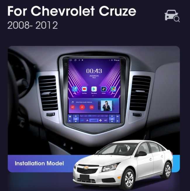 Штатна 2 DIN Android Автомагнитола  магнітола Chevrolet Cruze 2008-12