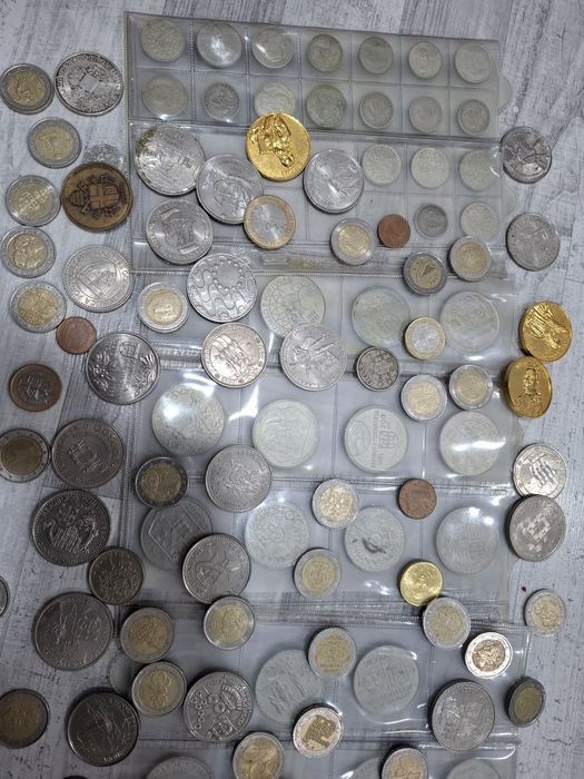 Colecção rara moedas antigas República Portuguesa + 2€ comemorativas