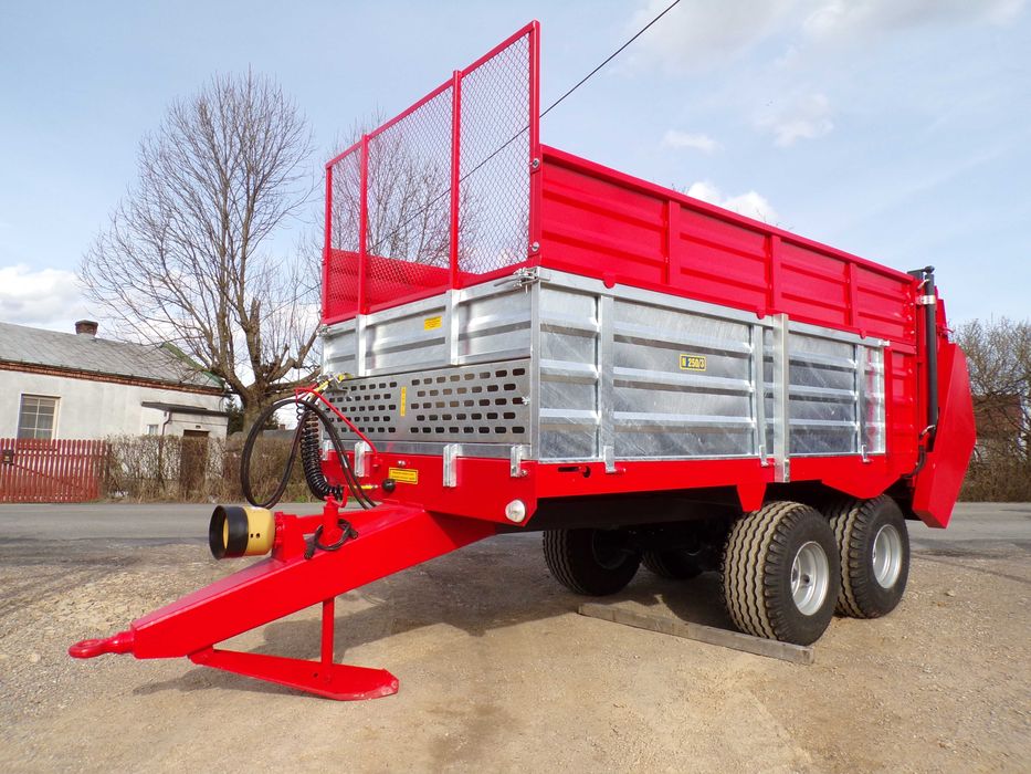 rozrzutnik obornika JOLMET 6t TANDEM/ adapter poziomy 2x ślimak