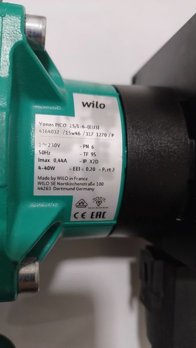 Energooszczędna Pompa Wilo Yonos PICO 25/1-6
