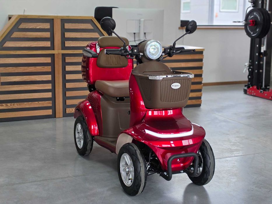 Skuter elektryczny wózek czterokołowy W-TEC Lubica II / Silnik 1000 W /Zasięg 50 km / 25 km/h / Alarm