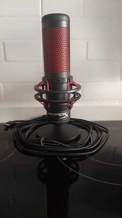 Microfone HyperX QuadCast Gaming USB