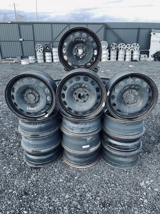 Диски металеві Гольф 4 Бора жилізні железни Golf 4 Bora R15 5.100 VW