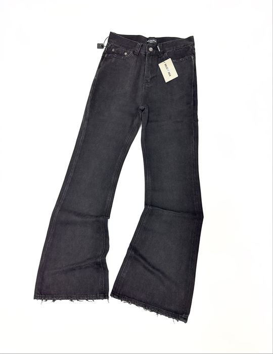 Джинси штаны Balenciaga jeans flared jeans balenciaga flared dark grey opium bootcat balenciaga jeans archive темно-сірі штаны баленсиага M-L