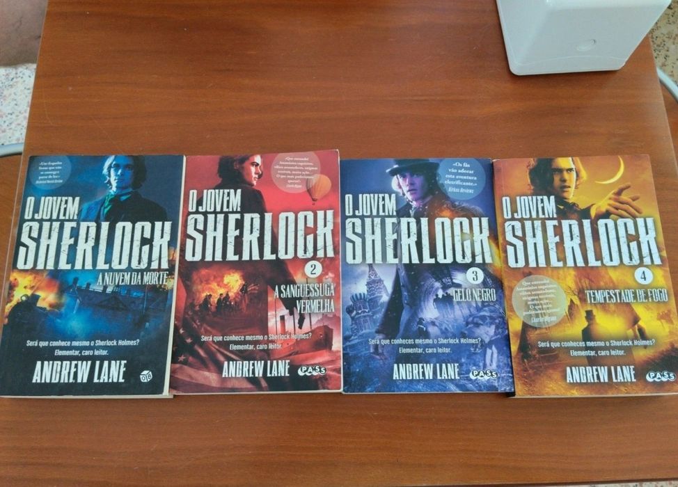 Coleção O Jovem Sherlock (Livros ainda embalados e c/portes incluídos)