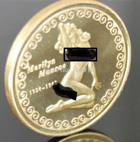 Moneta Marilyn Monroe 40 mm Medal Kapsel 40 mm Nowa