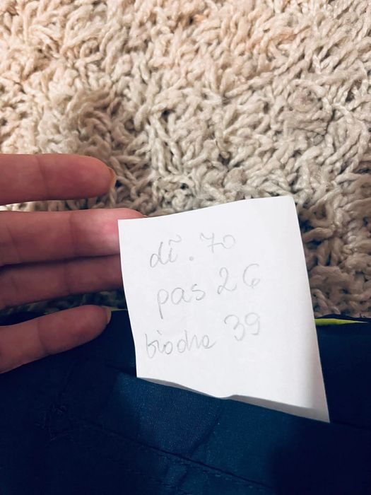 Kiki koko 116 spodnie narciarskie granatowe dziecięce