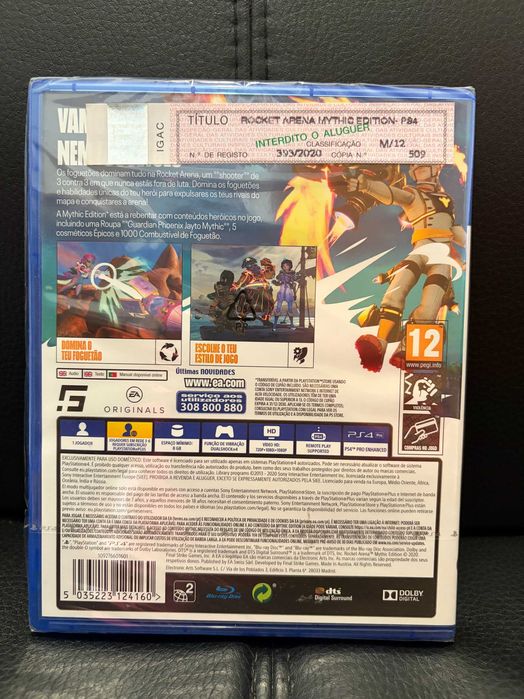 Jogo PS4 - "Rocket Arena Mythic Edition" - Selado - Ler descrição!!