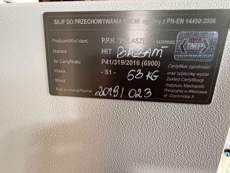 Szafa na broń S1 Polaszek Bażant