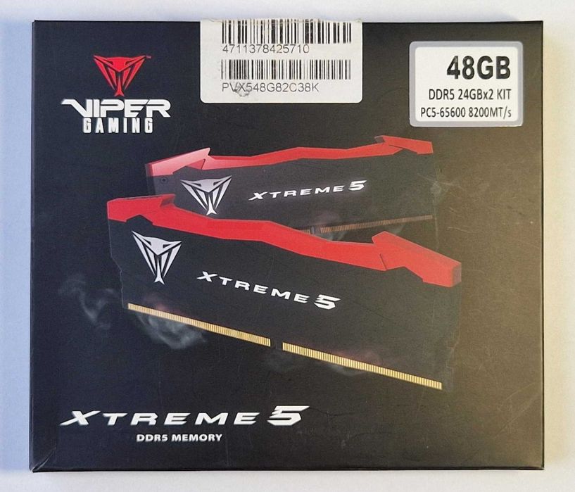 2x 24GB (48GB) 8200MT/s DDR5 Patriot Extreme5