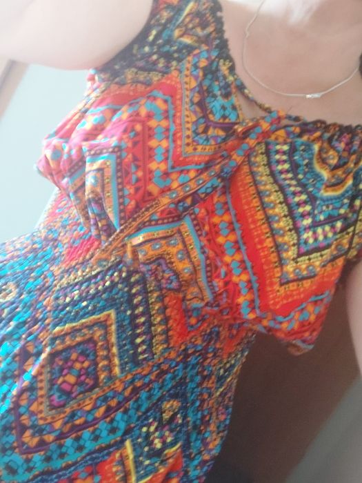 Sukienka letnia wielokolorowa