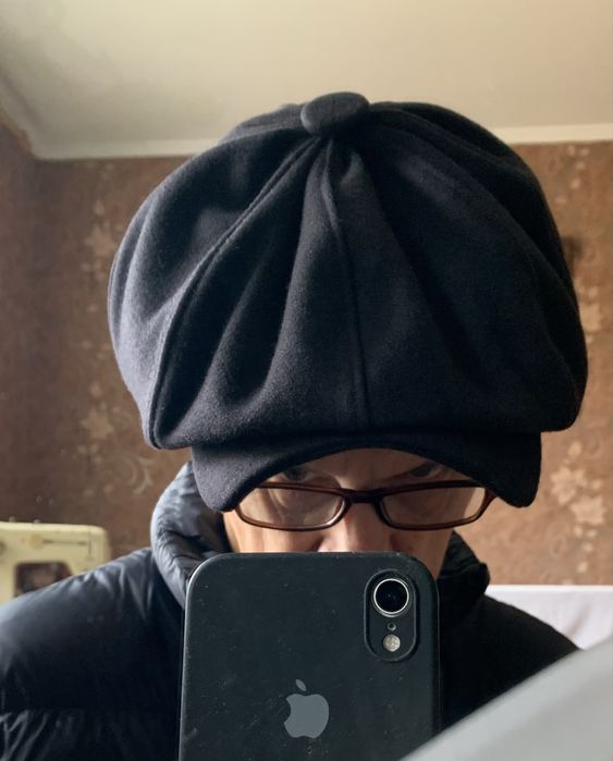 Кепки восьмиклинки лён чистый