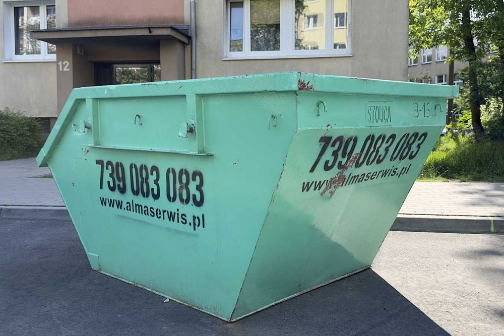 Kontenery na ŚMIECI i gruz - Najtańsze w Szamotułach i okolicach