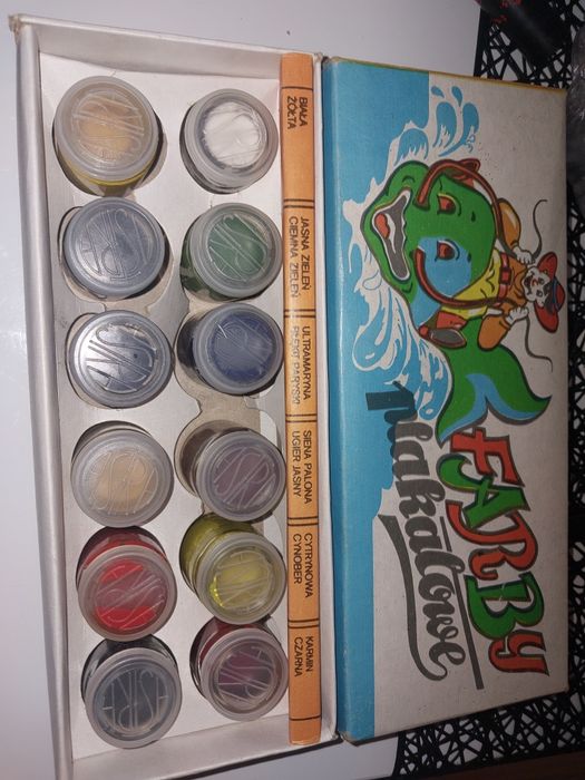 Farby plakatowe Nowe prl idealne