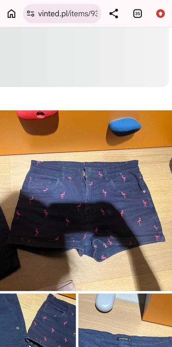 Spodeni W różowe flamingi Diberse r.S