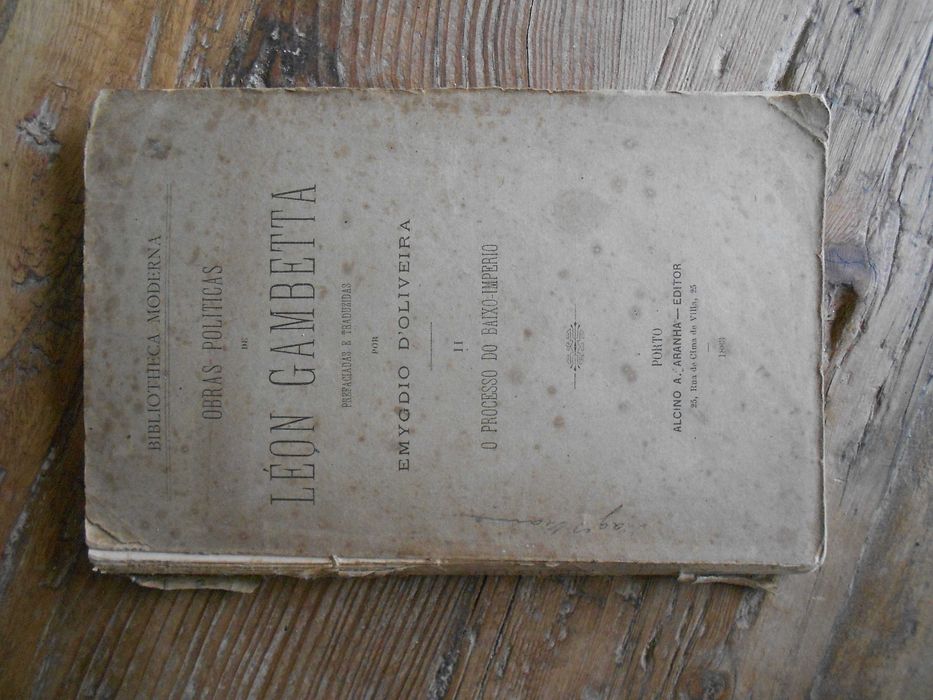 Raro - Obras politicas de Leon Gambetta  - 1883