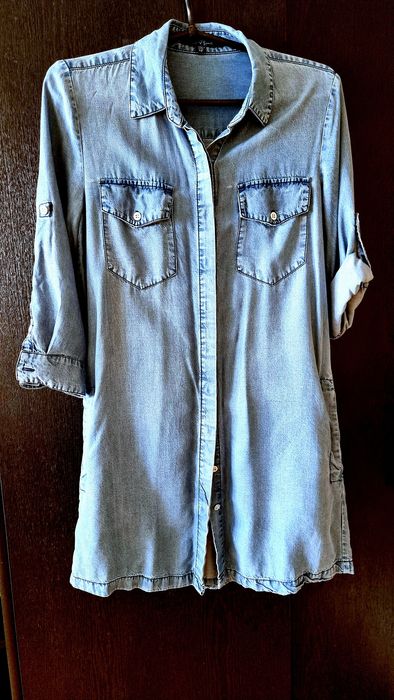 Джинсовое платье