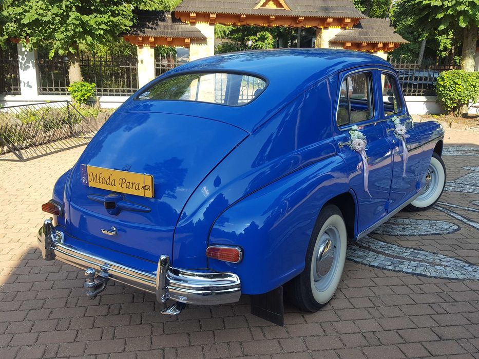 auto auta samochód do ślubu na wesele retro Radom