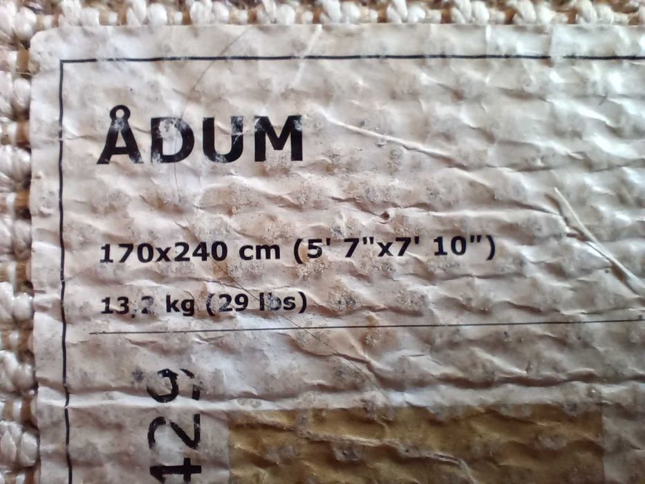 Tapete IKEA Odum Rug 240x170cm - Igual a Novo