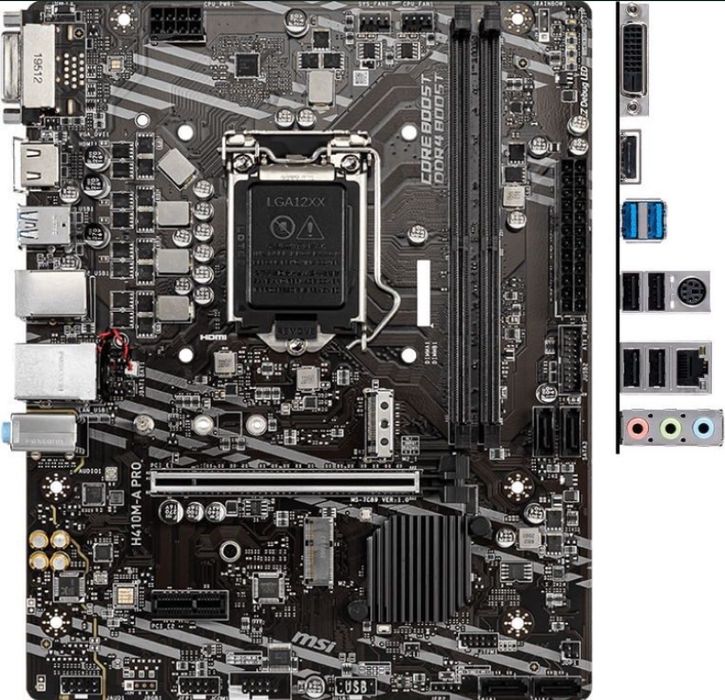 Материнская плата MSI H410M-A PRO