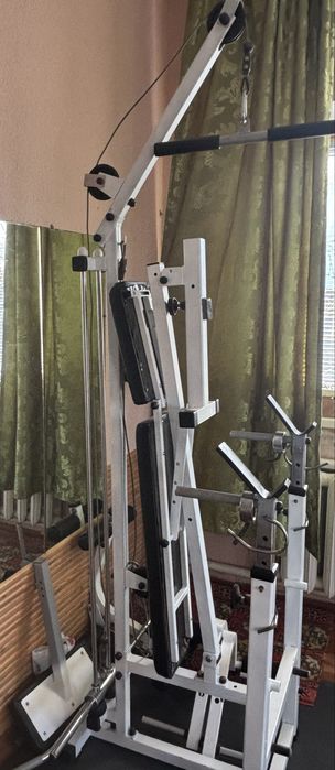 Багатофункціональний тренажер VASIL (лавка + тяга + ноги)