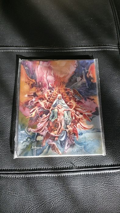 Azulejo com pintura de "Pietà" - Belacqua