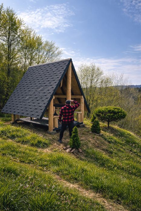 Котедж  А-Фрейм у Карпатах Бистриця Гірська(біля Східниці)