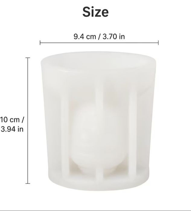 Varios moldes para velas
