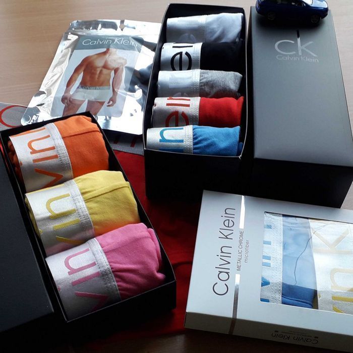 Чоловічі бріфи Келвін Кляйн Steel. Мужские трусы плавки белье слипы