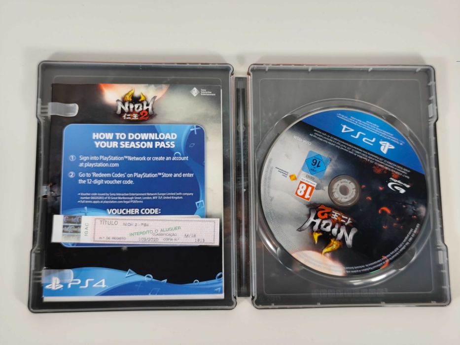 Nioh 2 Edição Especial PS4 Playstation 4