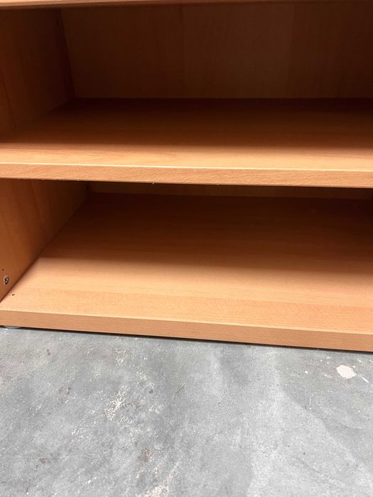 Combinação de Estantes , ef carvalho c/portas em vidro, 60x42x38+60x42x129 cm (Besta, IKEA)