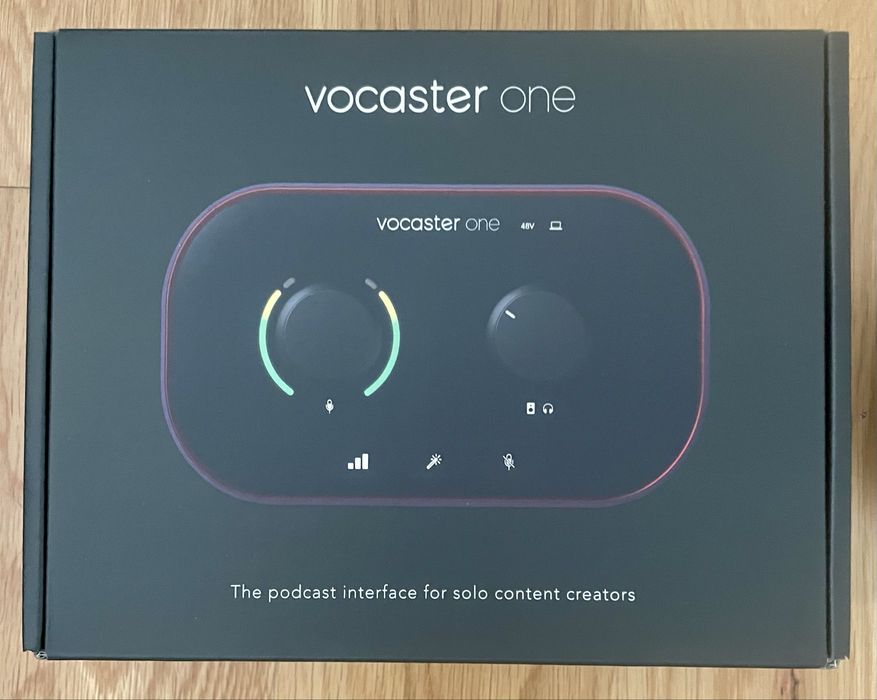 Vocaster one - interface de aúdio focusrite