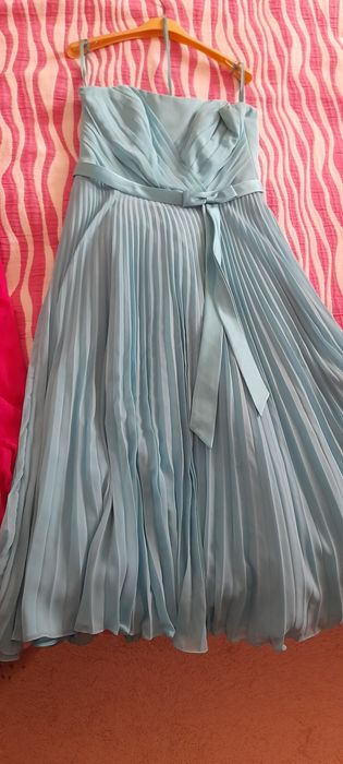 Vestido Azul Cerimónia